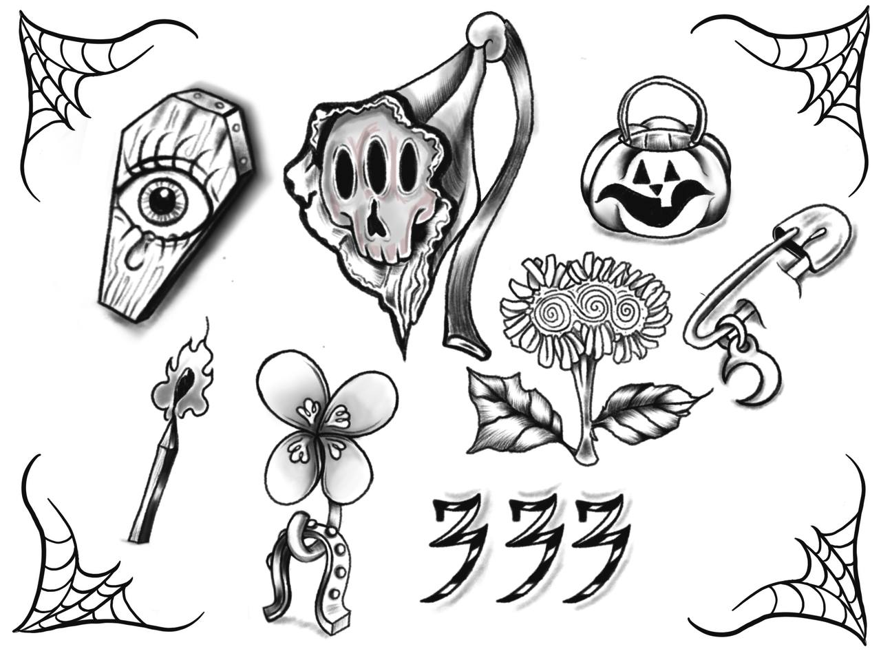 Shaimain Tattoo Flash