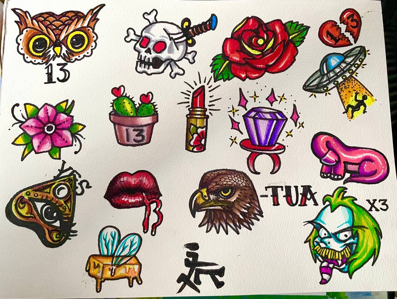 Prime Oner Tattoo flash