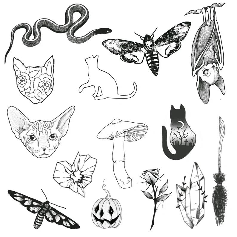 IHeart Ink Tattoo Flash