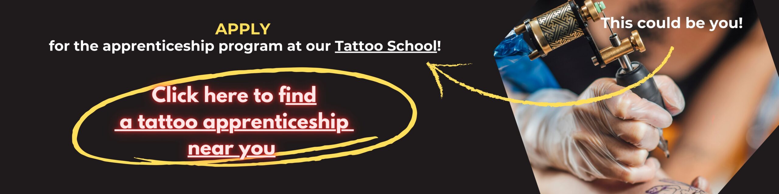 Tattoo School Banner